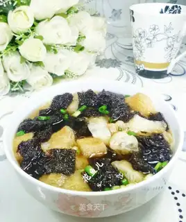 Cream of lavender soup