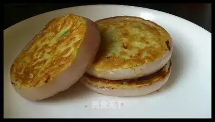 Onion egg burrito