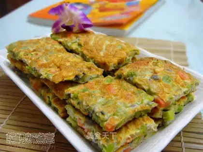 Bean omelet