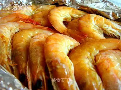 Sizzling shrimp