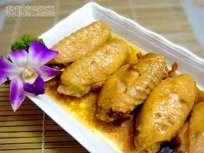 Eight minute microwave chicken wings