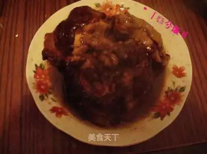 Steamed chicken with black pepper