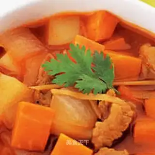 Tomato mutton soup