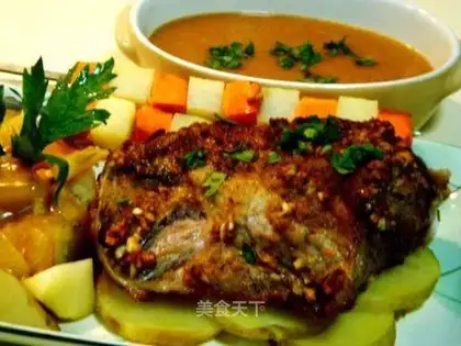 Turkish roasted leg of lamb