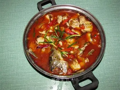 boiled fish