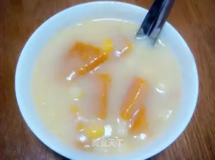 Pumpkin corn porridge