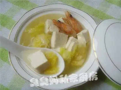 Shrimp shell seafood soup