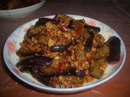Minced pork and eggplant