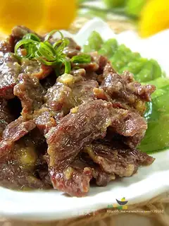 stir-fried beef with peas