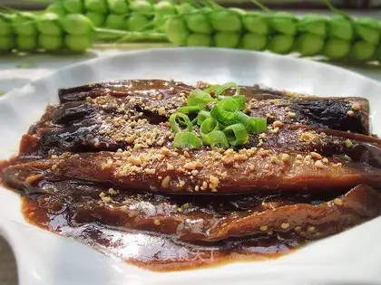 roasted eggplant in soy sauce