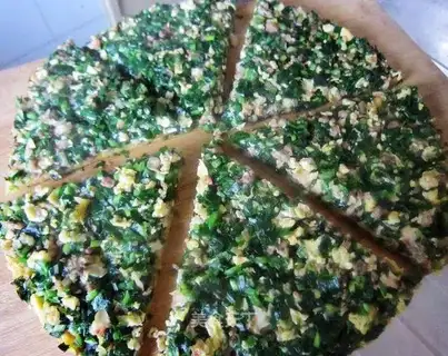 Leek hu cake