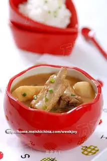 Stewed pork ribs in Huaishan