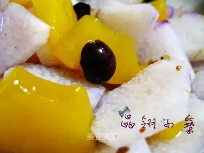 Yellow peach osmanthus yam