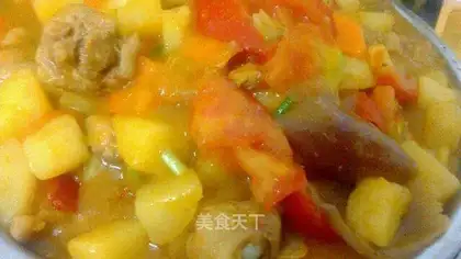 Curry chicken