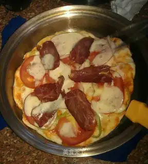 A simple version of pizza