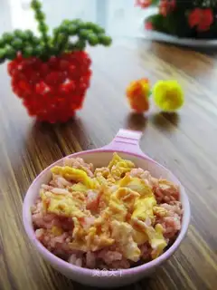 Creamed egg fried rice