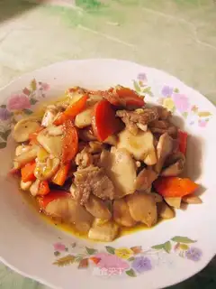 Fried carrot abalone