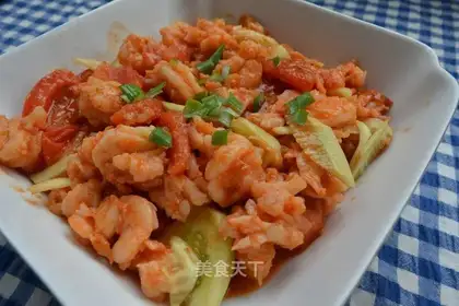 Shrimp tomato