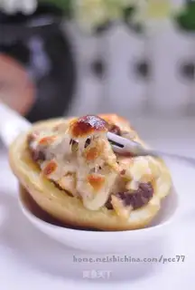 Cheese beef roast potatoes