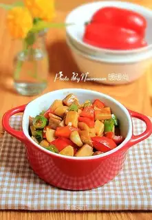 Apricot mushroom