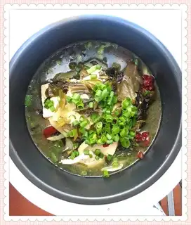 Sour sauce and tofu