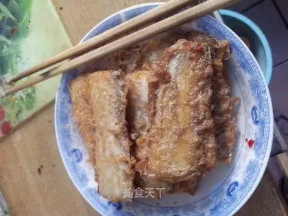 Red-fried fish