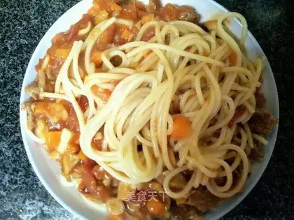 Spaghetti ketchup