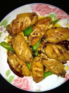 Red chicken wings