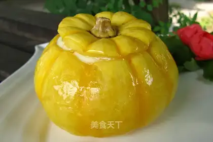 Goldmelon egg steam