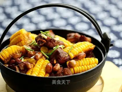 Corn burn ribs