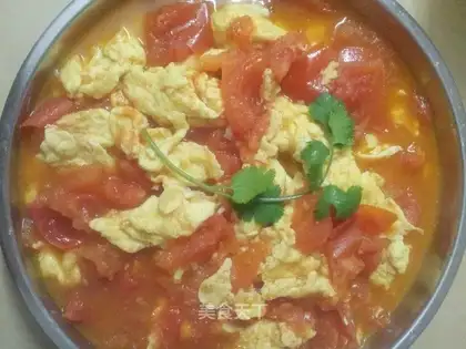 Tomato fried eggs