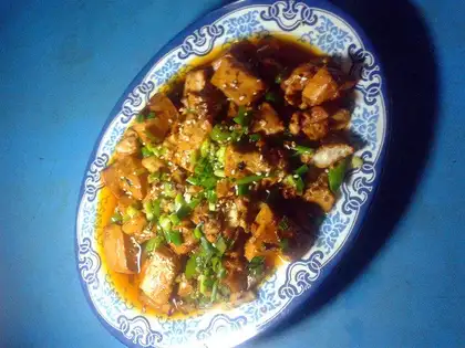 Red tofu