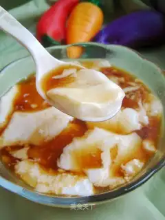 Homemade tofu brain