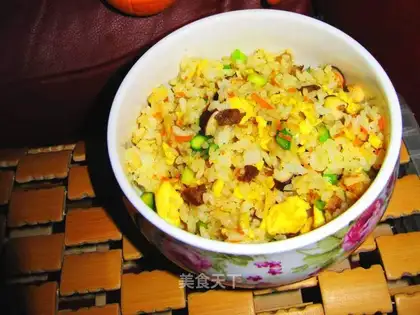 Weenie egg fried rice