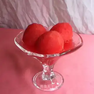 Ice-cream watermelon jelly