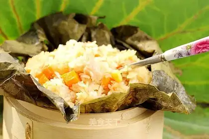 Haffle rice chicken