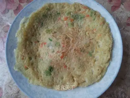 Vegetable egg pancakes