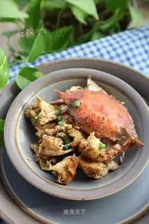 Fried crabs
