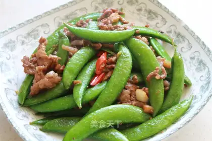 Sweet bean fried meat