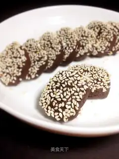 Coco sesame cookies