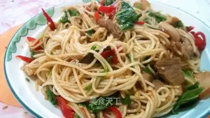 Pork noodles