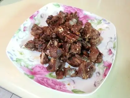 A roasted lamb chop
