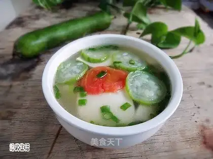 Tofu melon soup