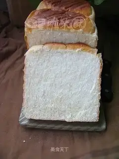 Pure white toast