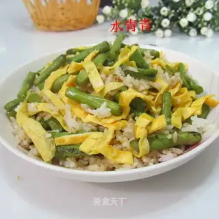 Soybean eggnog rice