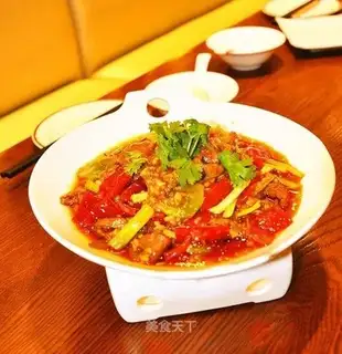 Big bowl of liver chips