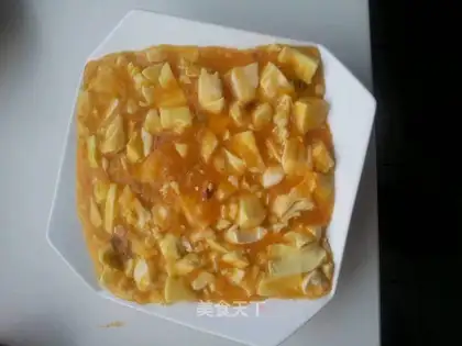 Crab butter tofu