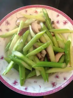 Fry mushrooms