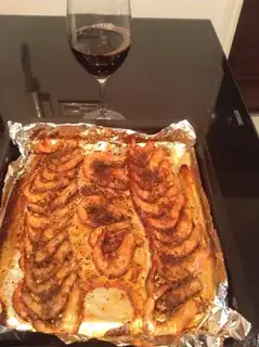 Black pepper garlic mashed shrimp