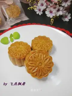 Coconut bean mooncake